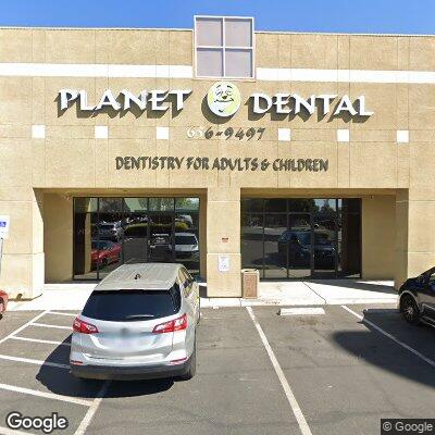 Thumbnail image of the front of a dentist office practice with the name Planet Dental which is located in Las Vegas, NV