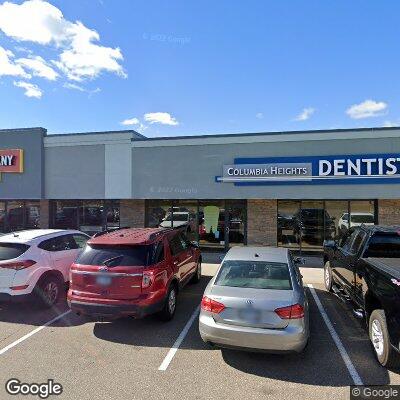 Thumbnail image of the front of a dentist office practice with the name Columbia Heights Dentistry which is located in Minneapolis, MN