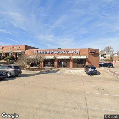 Thumbnail image of the front of a dentist office practice with the name Jefferson Dental Clinics which is located in Irving, TX