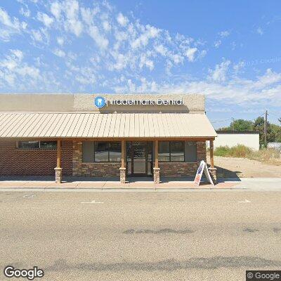 Thumbnail image of the front of a dentist office practice with the name Trademark Dental which is located in New Plymouth, ID