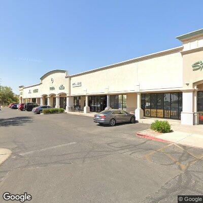 Thumbnail image of the front of a dentist office practice with the name Dental Village which is located in Oro Valley, AZ