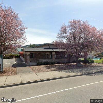 Thumbnail image of the front of a dentist office practice with the name Rainier View Dentistry which is located in Eatonville, WA