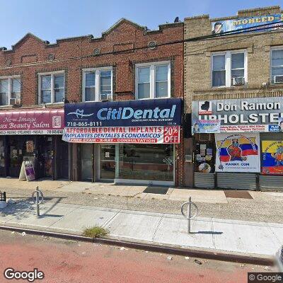 Thumbnail image of the front of a dentist office practice with the name CitiDental which is located in Ozone Park, NY