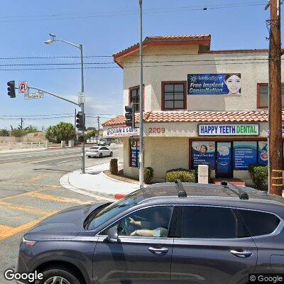 Thumbnail image of the front of a dentist office practice with the name Happy Teeth Dental which is located in Rosemead, CA