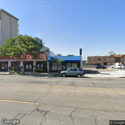 Thumbnail image of the front of a dentist office practice with the name Amy Tran Dentristy which is located in San Gabriel, CA