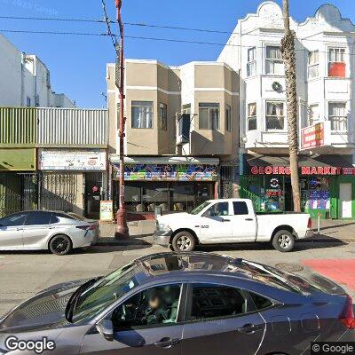 Thumbnail image of the front of a dentist office practice with the name Mission Dolores Family Dental which is located in San Francisco, CA