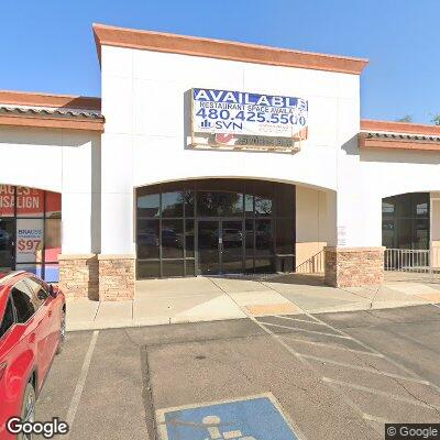 Thumbnail image of the front of a dentist office practice with the name Premier Orthodontic which is located in Phoenix, AZ