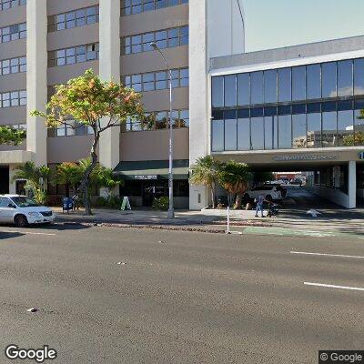 Thumbnail image of the front of a dentist office practice with the name American Dental Health Center which is located in Honolulu, HI