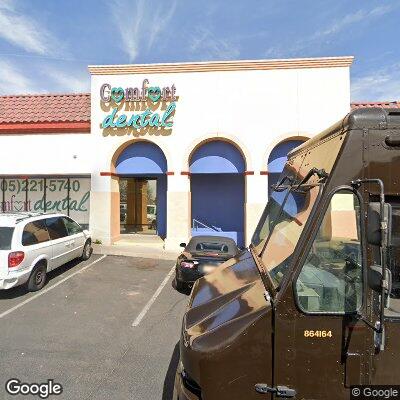 Thumbnail image of the front of a dentist office practice with the name Comfort Dental which is located in Rio Rancho, NM