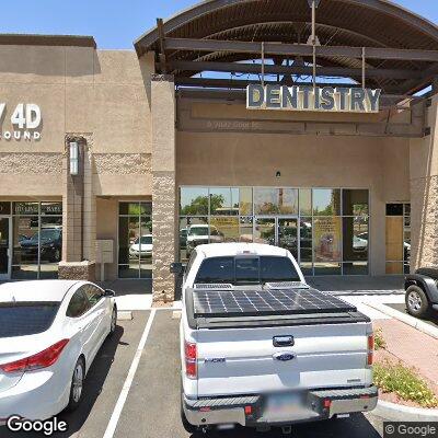 Thumbnail image of the front of a dentist office practice with the name Peoria Dental Center which is located in Peoria, AZ