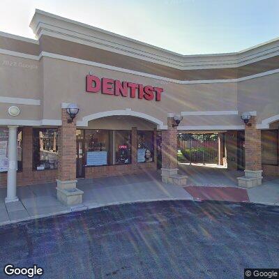 Thumbnail image of the front of a dentist office practice with the name Bright Dental Smiles which is located in Villa Park, IL