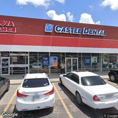 Thumbnail image of the front of a dentist office practice with the name Castle Dental & Orthodontics which is located in Houston, TX