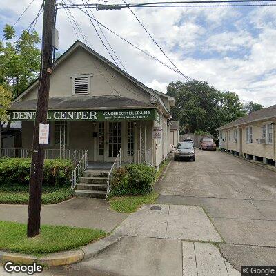 Thumbnail image of the front of a dentist office practice with the name Riverbend Dental Center which is located in New Orleans, LA