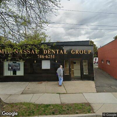 Thumbnail image of the front of a dentist office practice with the name Hillside dental professionals which is located in Williston Park, NY