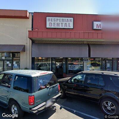 Thumbnail image of the front of a dentist office practice with the name A Hesperian Dental which is located in San Lorenzo, CA