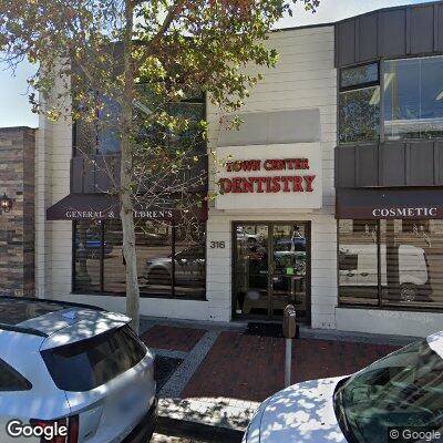 Thumbnail image of the front of a dentist office practice with the name Town Center Dentistry which is located in Glendale, CA