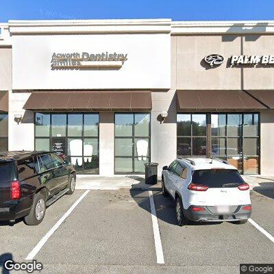 Thumbnail image of the front of a dentist office practice with the name Acworth Smiles Dentistry which is located in Acworth, GA