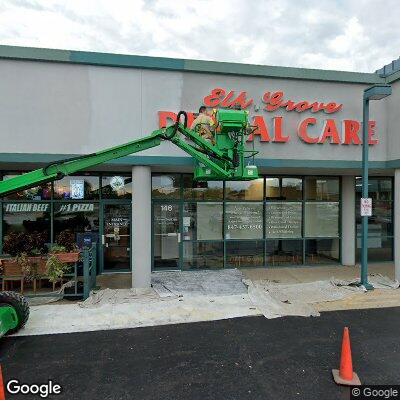 Thumbnail image of the front of a dentist office practice with the name Elk Grove Dental Care which is located in Elk Grove Village, IL