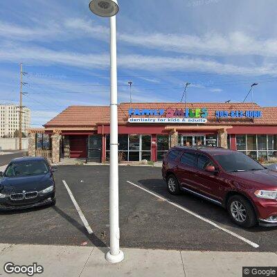 Thumbnail image of the front of a dentist office practice with the name Family Smiles which is located in Albuquerque, NM