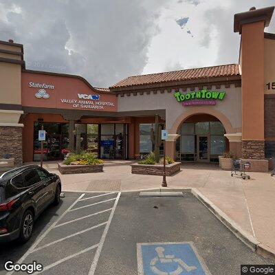 Thumbnail image of the front of a dentist office practice with the name Sweet Peadiatric Dentistry which is located in Sahuarita, AZ