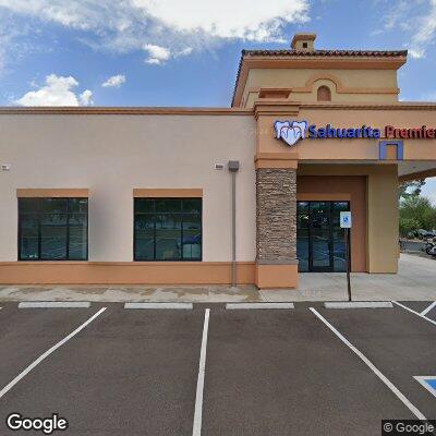 Thumbnail image of the front of a dentist office practice with the name Sahuarita Premier Dentistry: Jordan Morris, D.M.D. which is located in Sahuarita, AZ