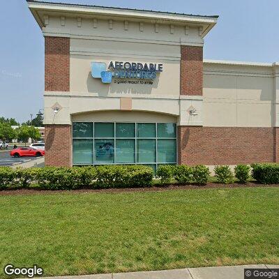 Thumbnail image of the front of a dentist office practice with the name Affordable Dentures & Implants which is located in Suffolk, VA