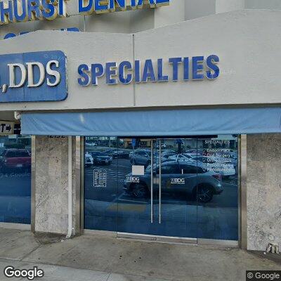 Thumbnail image of the front of a dentist office practice with the name Brookhurst Dental Group which is located in Garden Grove, CA