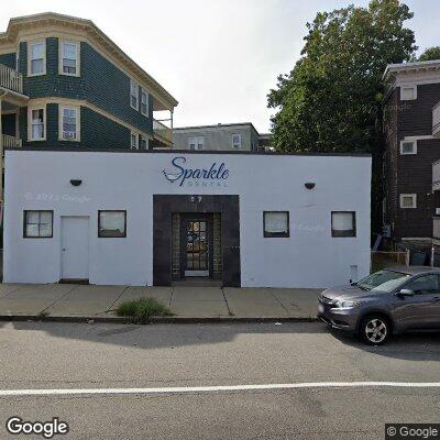 Thumbnail image of the front of a dentist office practice with the name Sparkle Dental which is located in Dorchester, MA