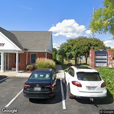 Thumbnail image of the front of a dentist office practice with the name Reinheimer Orthodontics which is located in Stevensville, MD