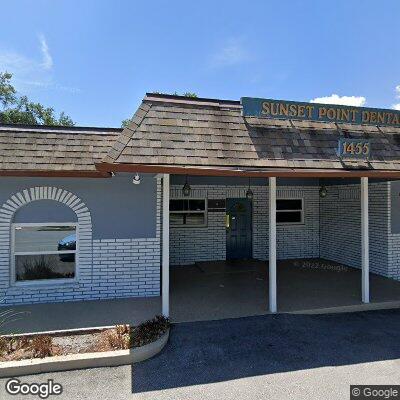 Thumbnail image of the front of a dentist office practice with the name Sunset Point Dental Bldg which is located in Clearwater, FL