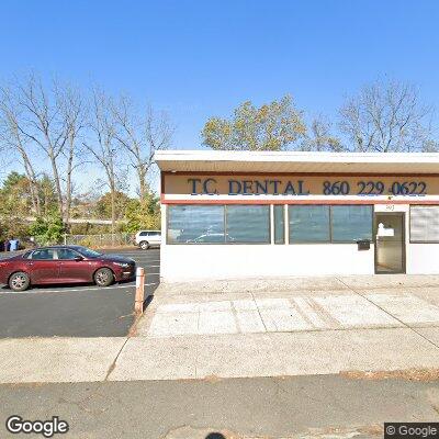 Thumbnail image of the front of a dentist office practice with the name TC Dental which is located in New Britain, CT