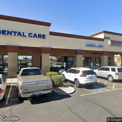 Thumbnail image of the front of a dentist office practice with the name Sundance Dental Care which is located in Phoenix, AZ