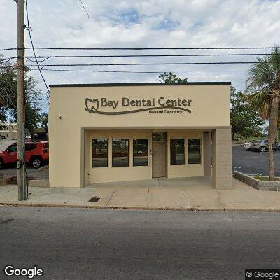 Thumbnail image of the front of a dentist office practice with the name Bay Dental Center which is located in Panama City, FL