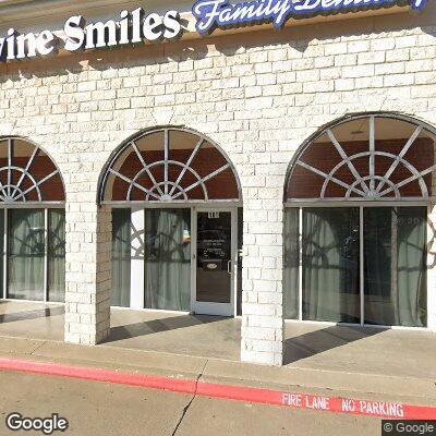 Thumbnail image of the front of a dentist office practice with the name Divine Smiles Family Dentistry which is located in Richardson, TX