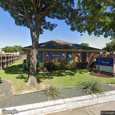 Thumbnail image of the front of a dentist office practice with the name Above & Beyond Dental which is located in Bedford, TX