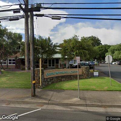 Thumbnail image of the front of a dentist office practice with the name Greco Carter Professional Center which is located in Kamuela, HI