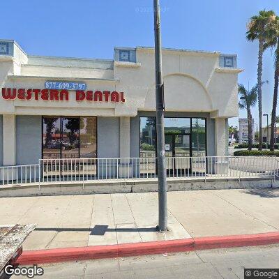 Thumbnail image of the front of a dentist office practice with the name Western Dental which is located in Maywood, CA