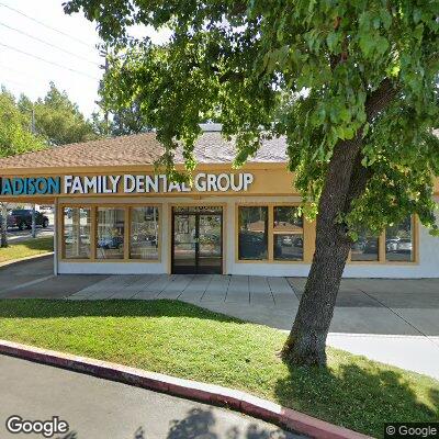 Thumbnail image of the front of a dentist office practice with the name Madison Family Dental Group which is located in Fair Oaks, CA