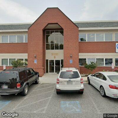 Thumbnail image of the front of a dentist office practice with the name Chesapeake Endodontics which is located in Bel Air, MD