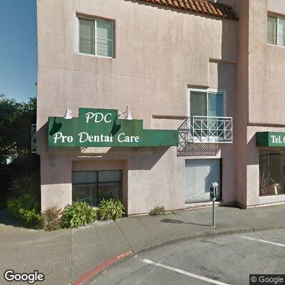 Thumbnail image of the front of a dentist office practice with the name Pro Dental Care which is located in San Francisco, CA