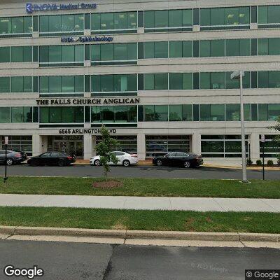 Thumbnail image of the front of a dentist office practice with the name Fleming Orthodontics which is located in Falls Church, VA