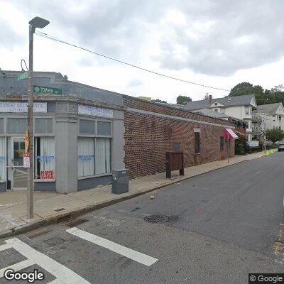 Thumbnail image of the front of a dentist office practice with the name Forest Hills Dental which is located in Jamaica Plain, MA