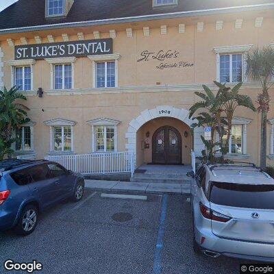 Thumbnail image of the front of a dentist office practice with the name St. Luke's Dental which is located in Lutz, FL