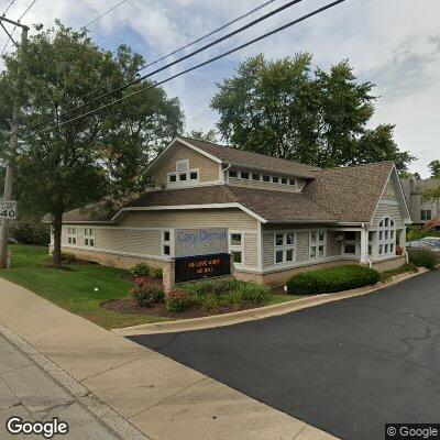 Thumbnail image of the front of a dentist office practice with the name Cary Dental Associates which is located in Cary, IL