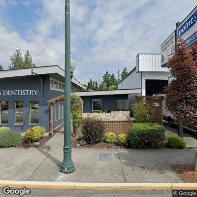 Thumbnail image of the front of a dentist office practice with the name Sumner Smiles Dentistry which is located in Sumner, WA