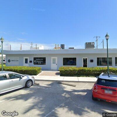 Thumbnail image of the front of a dentist office practice with the name Evenly Orthodontics which is located in Oakland Park, FL