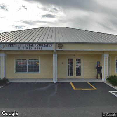 Thumbnail image of the front of a dentist office practice with the name Premier Dental Associates which is located in Lutz, FL