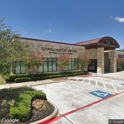 Thumbnail image of the front of a dentist office practice with the name Stone Canyon Dental which is located in Sunnyvale, TX