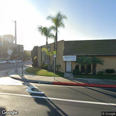 Thumbnail image of the front of a dentist office practice with the name Quinn Dental which is located in Buena Park, CA