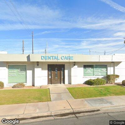 Thumbnail image of the front of a dentist office practice with the name North Stapley Dental Care which is located in Mesa, AZ